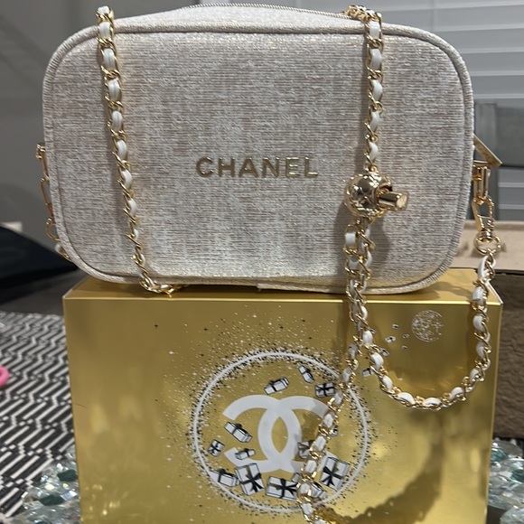 CHANEL Other - Chanel Holiday 2023 Pouch and Charm with Non Branded Adjustable Chain